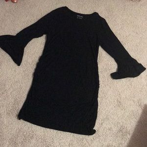 Maternity Flutter & kicks long sleeve dress